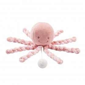 NATTOU První hračka miminka hrající chobotnička PIU PIU Lapidou