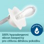 Canpol babies Set symetrických silikonových dudlíků Light touch 6-18m SLEEPY KOALA modrý